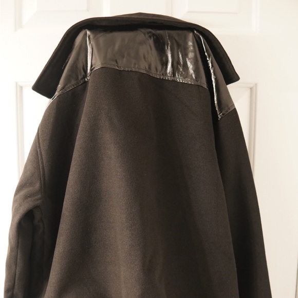 Black on black plain varsity jacket - Picture 5 of 9